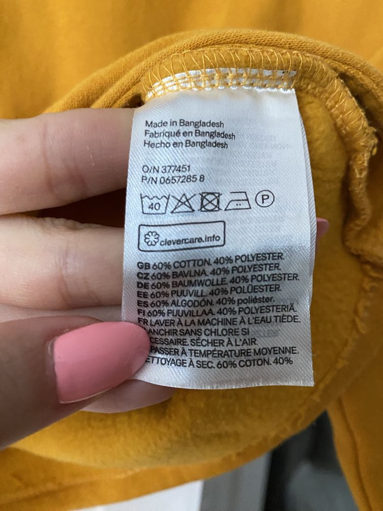 Krótka bluza z wiązaniem H&M