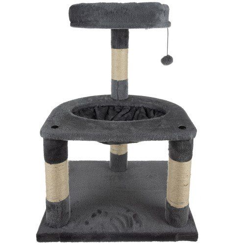 Drapak legowisko Drzewko dla kota 71cm szare Purlov 21711