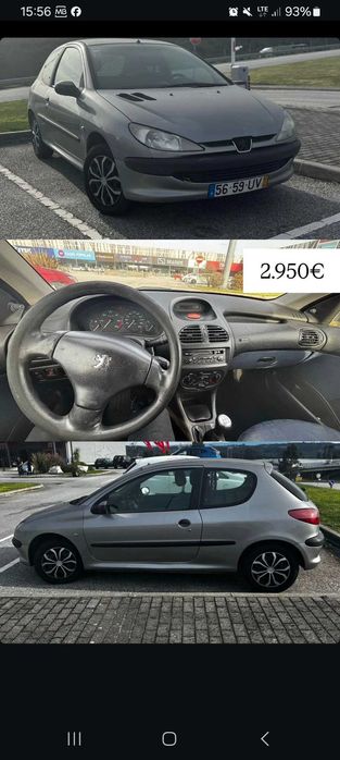 Peugeot 206 1.4 2003. €2950