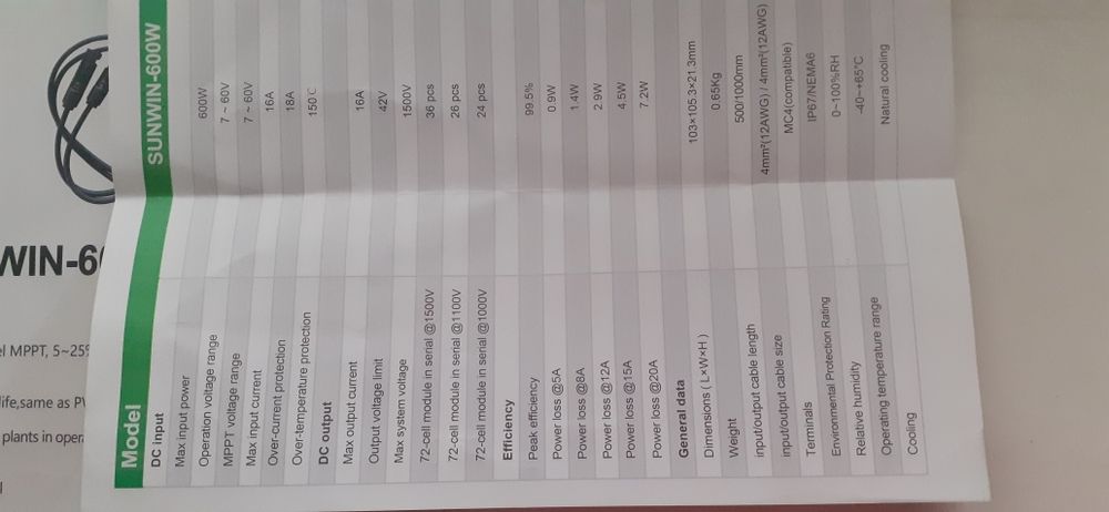 Оптимізатор sunwin 600w