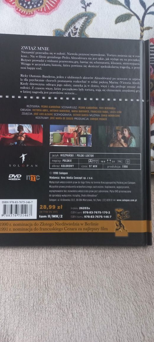 Plyta DVD Pedro Almodovar "Zwiąż mnie"