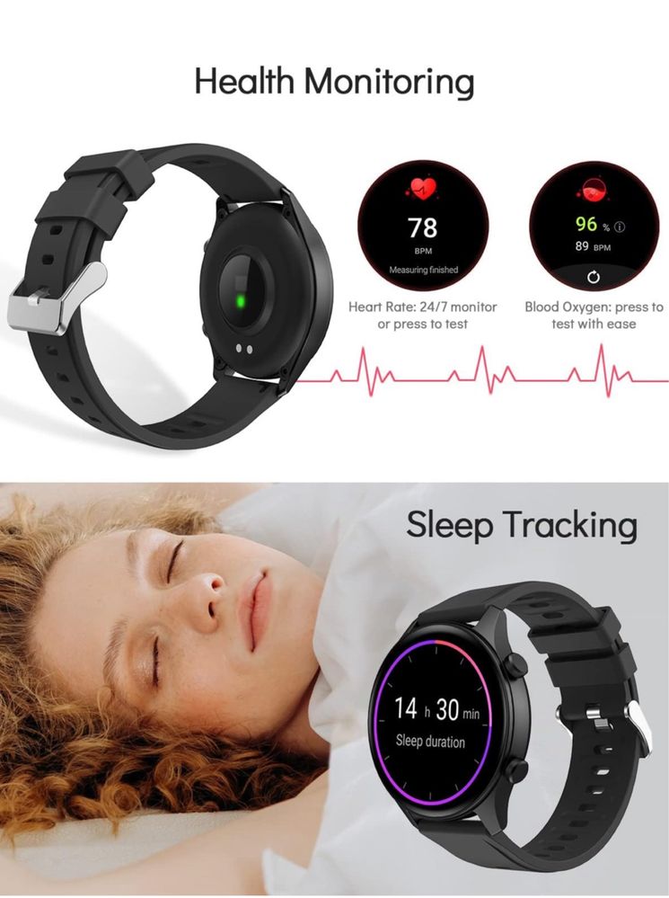 Deeprio Inteligentny Zegarek Smartwatch