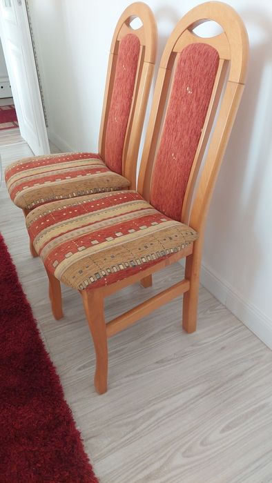 Drewniany stół + 10 krzeseł