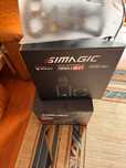 Simagic alpha mini 10nn+ volante + pedais + cadeira