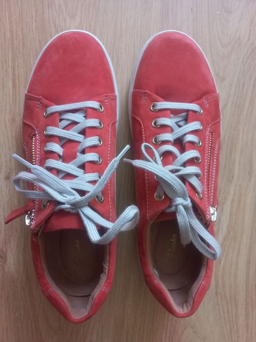 Женские новые кожаные туфли Clarks 41 p.