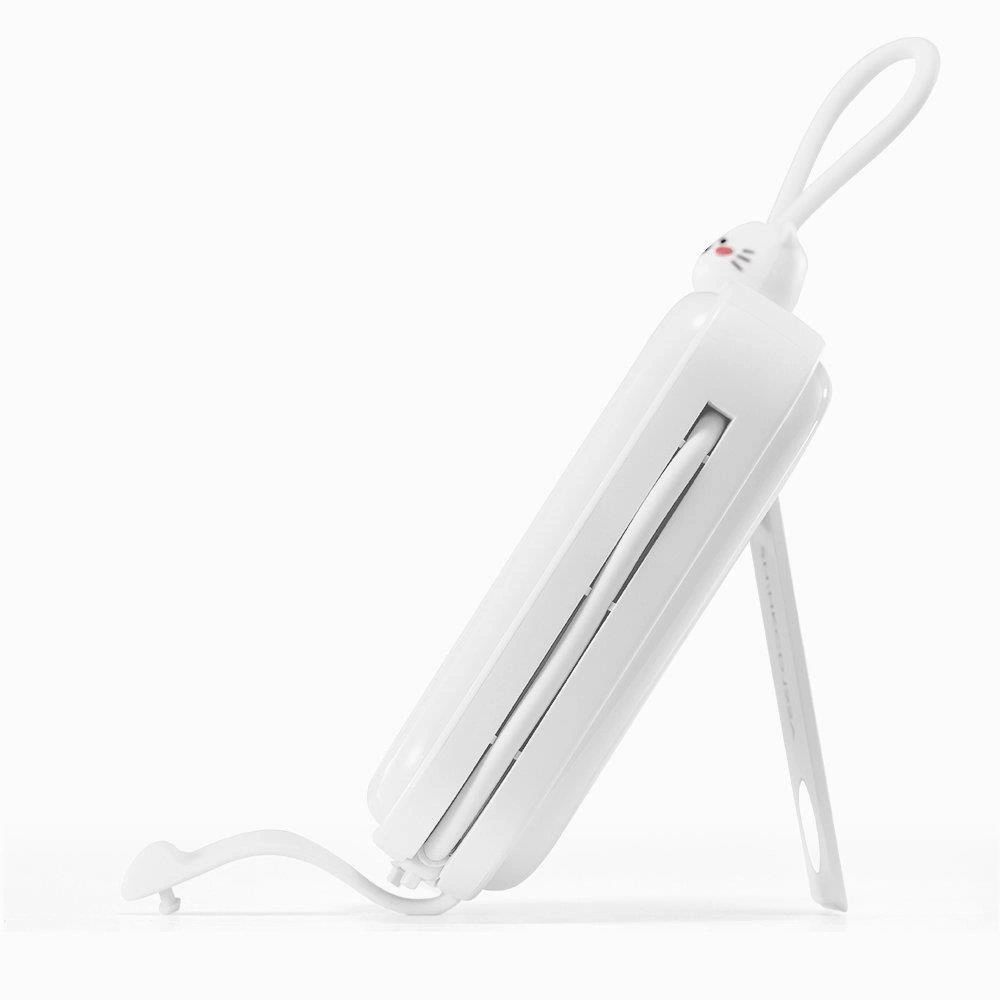 Joyroom powerbank z kablami USB C i Lightning oraz podstawką Cutie