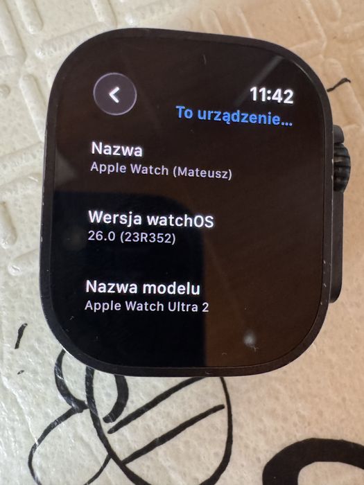 Apple watch ultra 2 na gwarancji.
