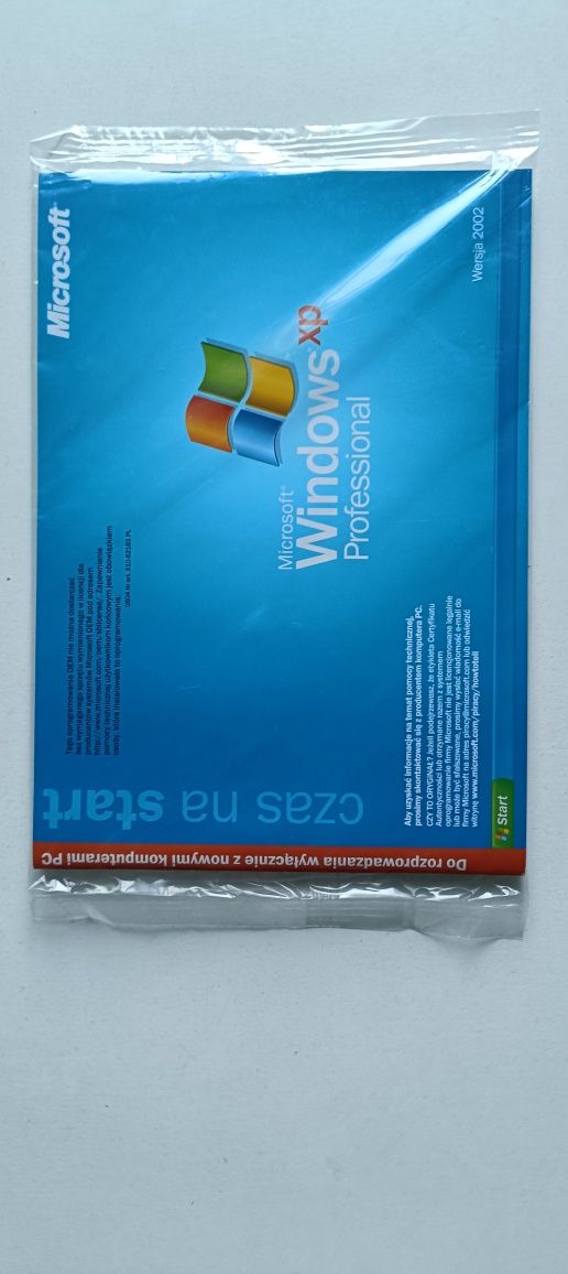 Windows xp oryginalnie zapakowany nigdy nie otwarty!