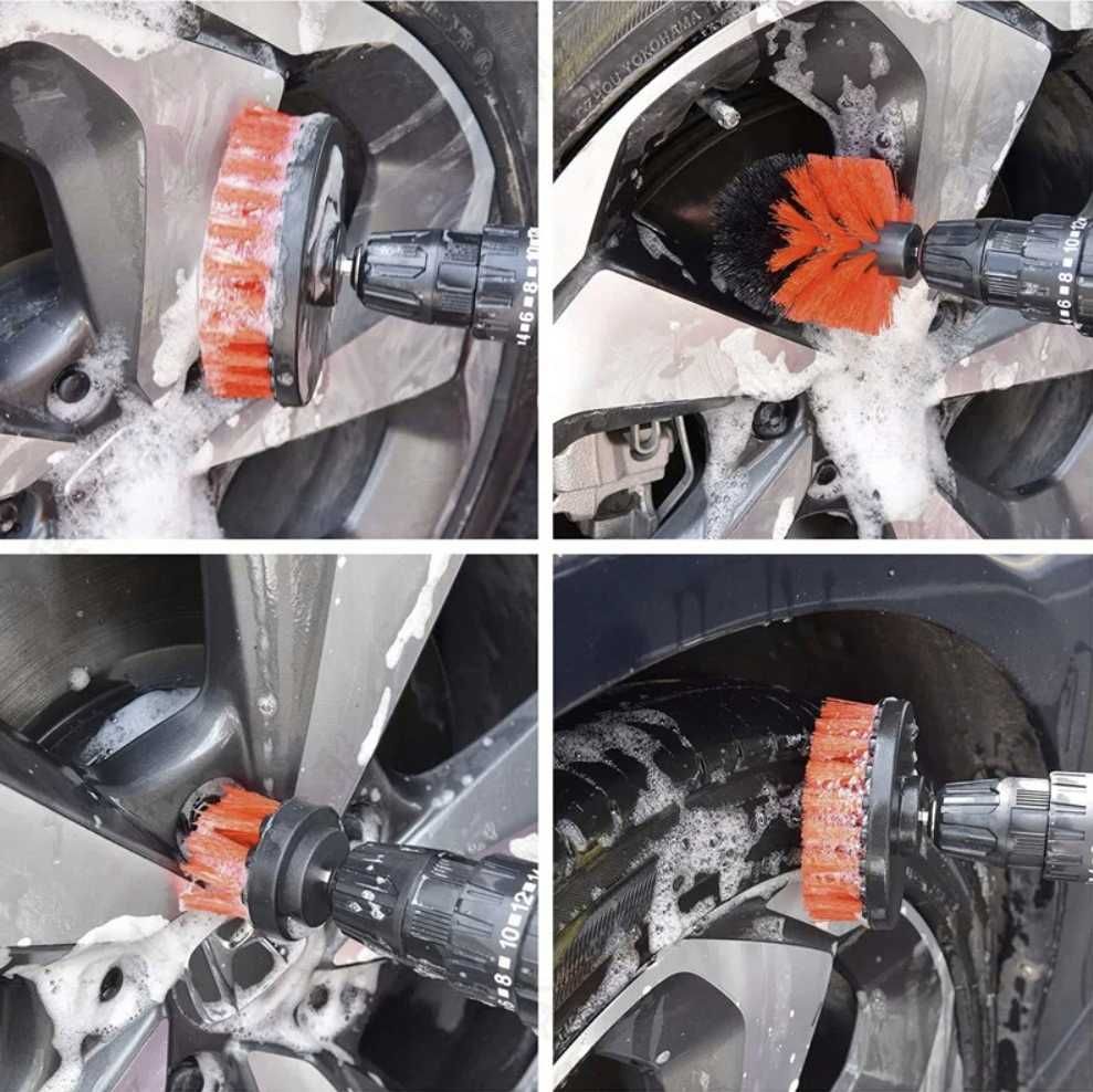 Zestaw Detailingowy do Czyszczenia Auta Szczotki