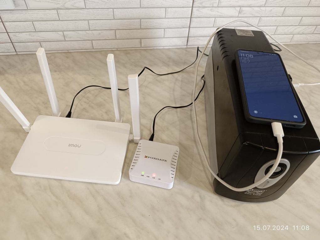 Mini UPS DC 10400 mA,  Mustek Power  , безперебійник, інтернет без сві