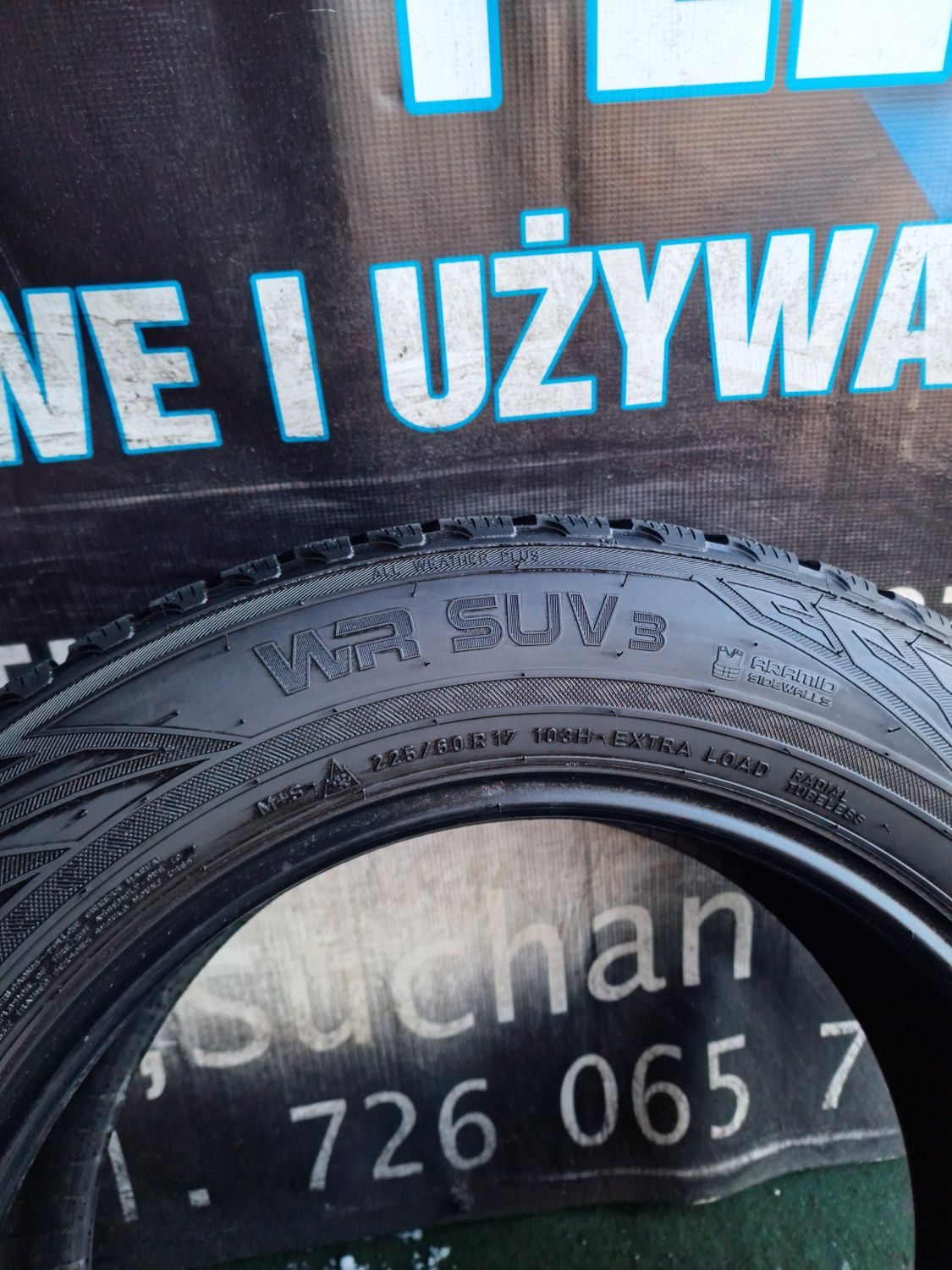 Opony zimowe 225/60/17 Nokian Para 6.5mm