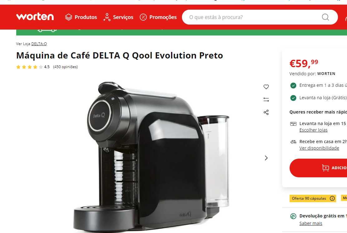 Máquina de Café DELTA Q Qool Evolution Preto