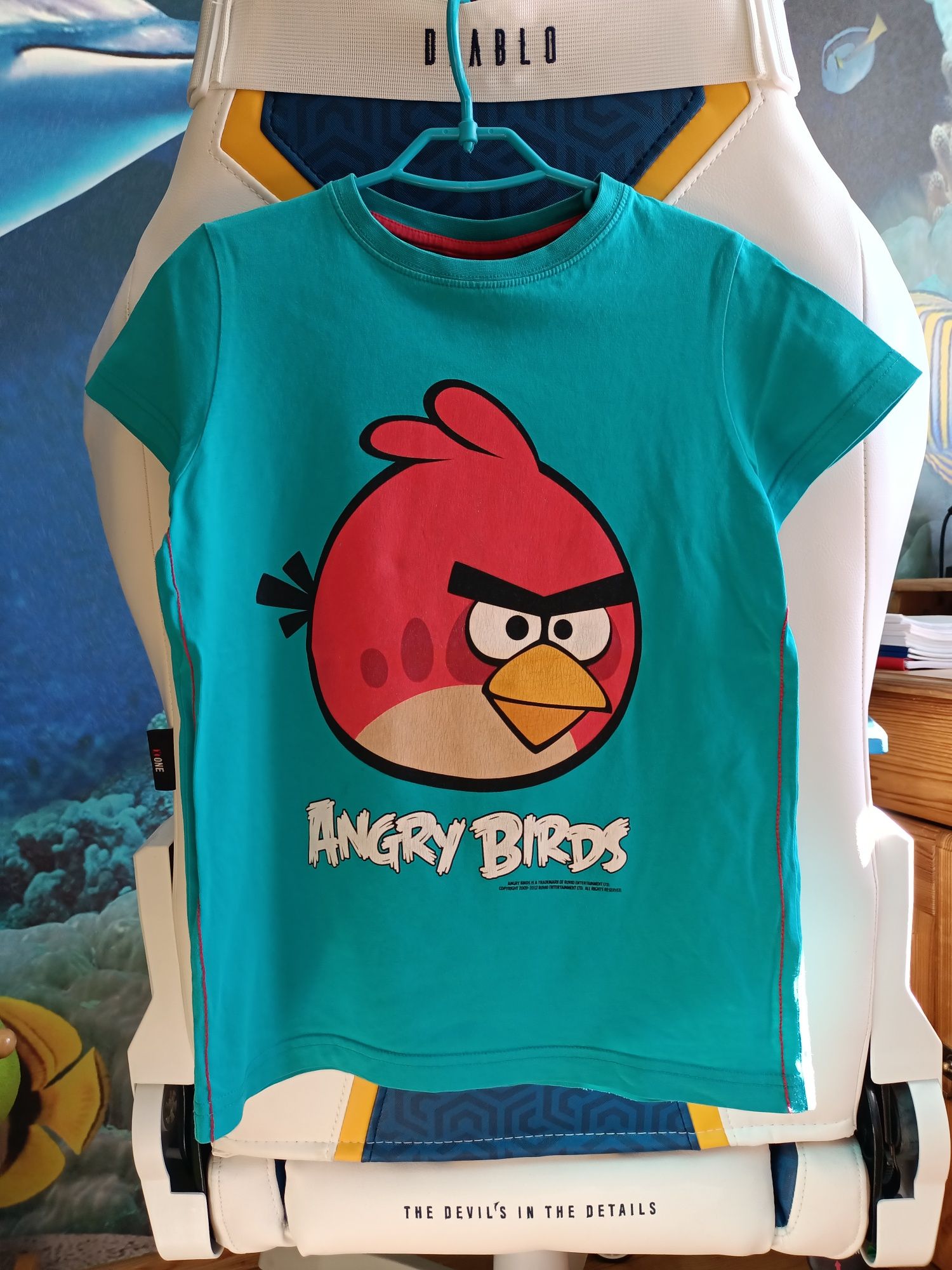 Rozm 116/122 NEXT T-shirt, koszulka z krótkim rękawem Angry Birds