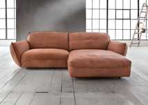 Narożnik sofa skóra naturalna salon meble