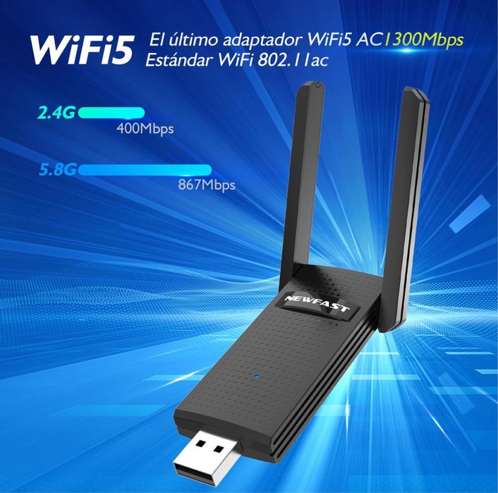 Dwuzakresowy adapter USB WiFi
