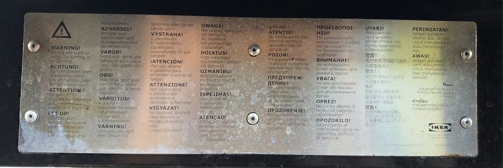 IKEA ÄPPLARÖ zestaw stół, krzesła, grill.