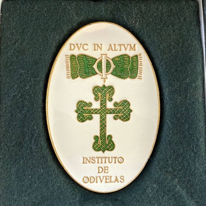 Placa medalha decorativa Instituto de Odivelas