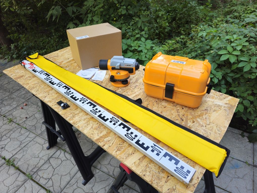 Оптичний Нівелір Sndway sw-32 + Професійна Рейка ProLevel 3м з рівнем