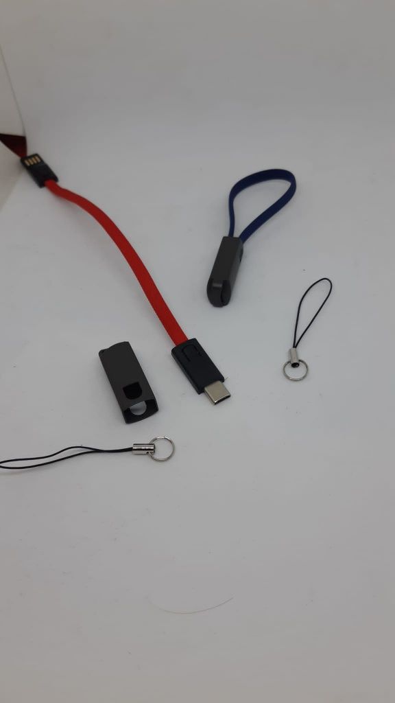 Nowy kabel USB C brelok do kluczy! 2.4A bardzo wytrzymały i praktyczny