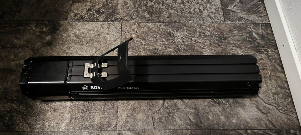 bateria Bosch power tube 500wh adapter uchwyt  mało cykli