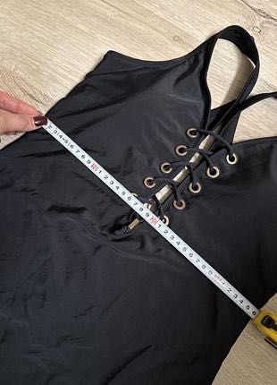 Новий спільний чорний купальник зі шнурівкою coast 2xl