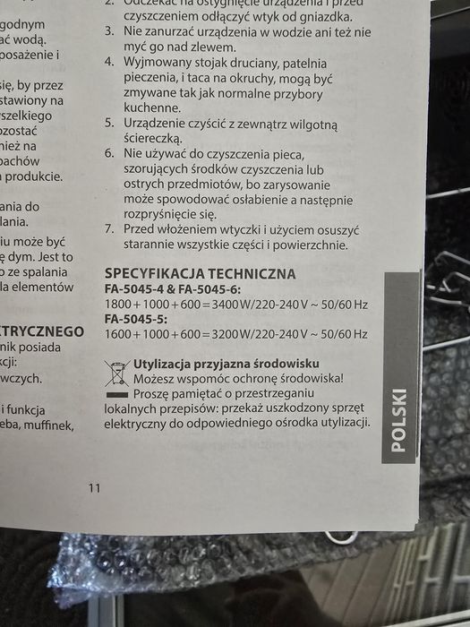 Piekarnik elektryczny + Kuchenka 2 palnikowa FIRST