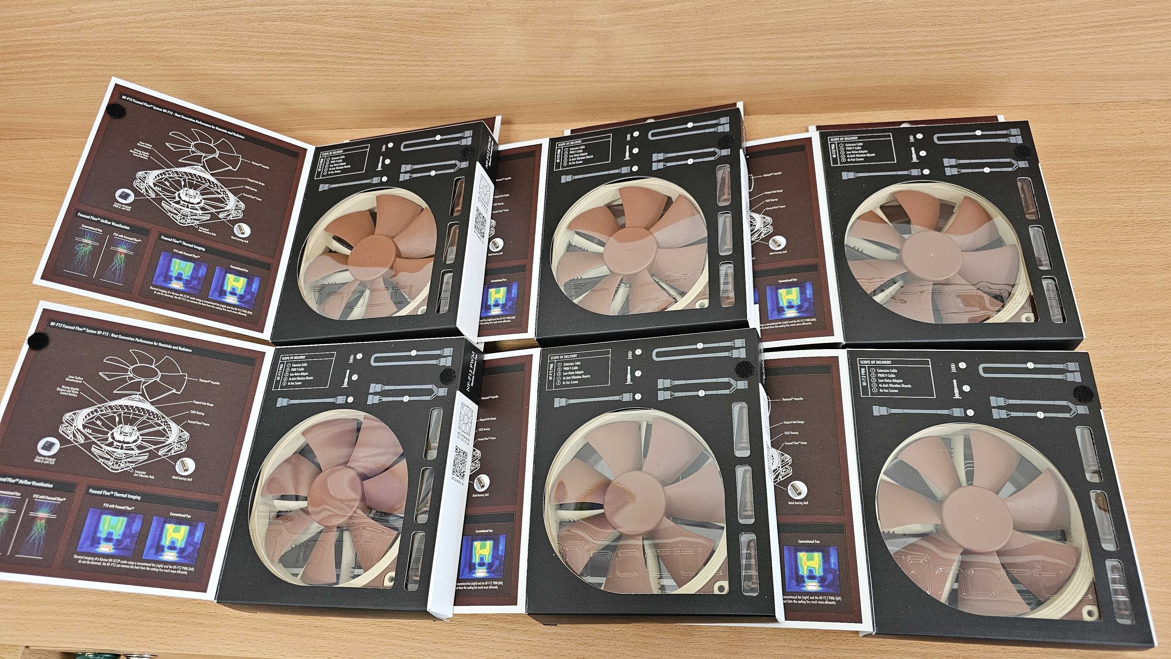 Wentylator Noctua NF-F12 PWM (6 szt.)