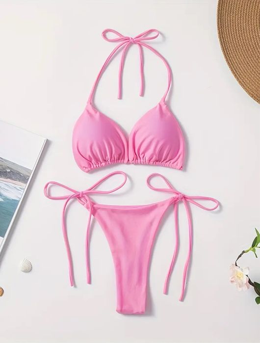 Купальник жіночий, рожевий, розір S