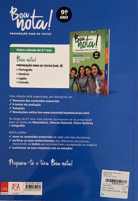 livros Boa Nota! - 9°ano