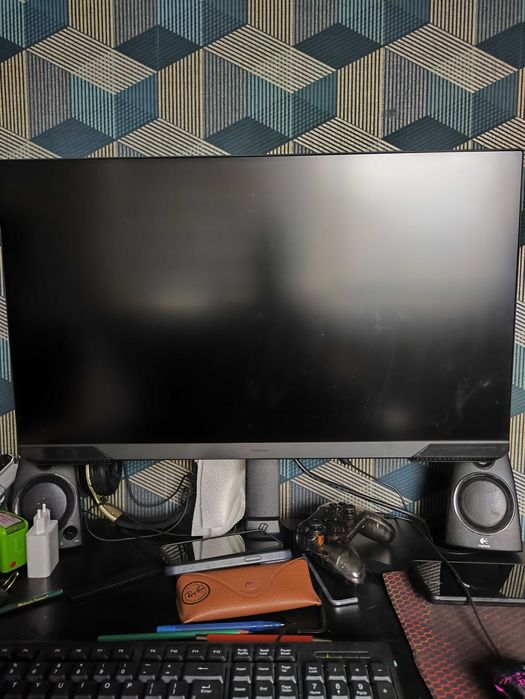 Komputer gamingowy + monitor 144Hz,  i3-9100F, RX 580 8GB, 24GB RAM