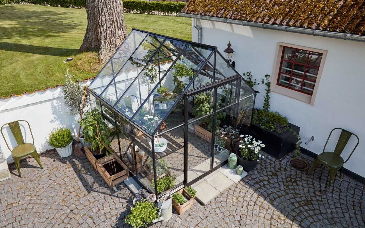 Szklarnia aluminiowa, szklarnia do ogrodu, szkło hartowane 6,8m2