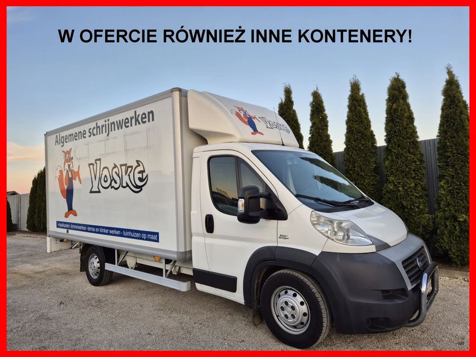 Fiat Ducato 3.0 160KM  Kontener 4.3m, tylko 112tys, Klima, Laweta,Import, TOP!
