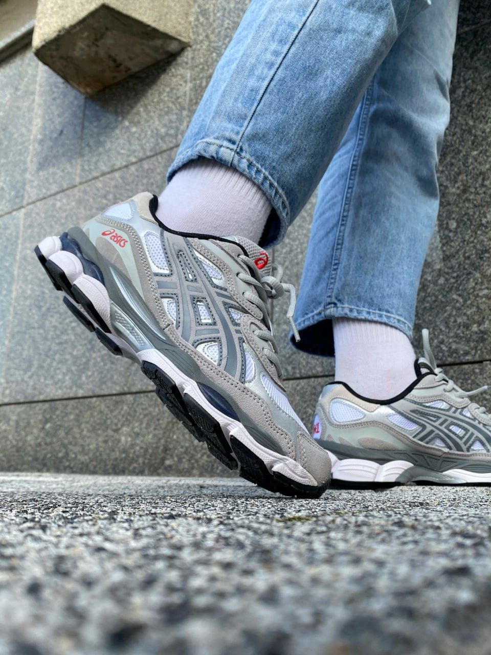 Кросівки Asics Gel-NYC Grey кроссовки асикс мужские и женские