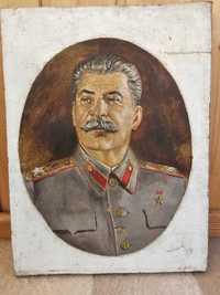 Портрет Сталина  30 х 23