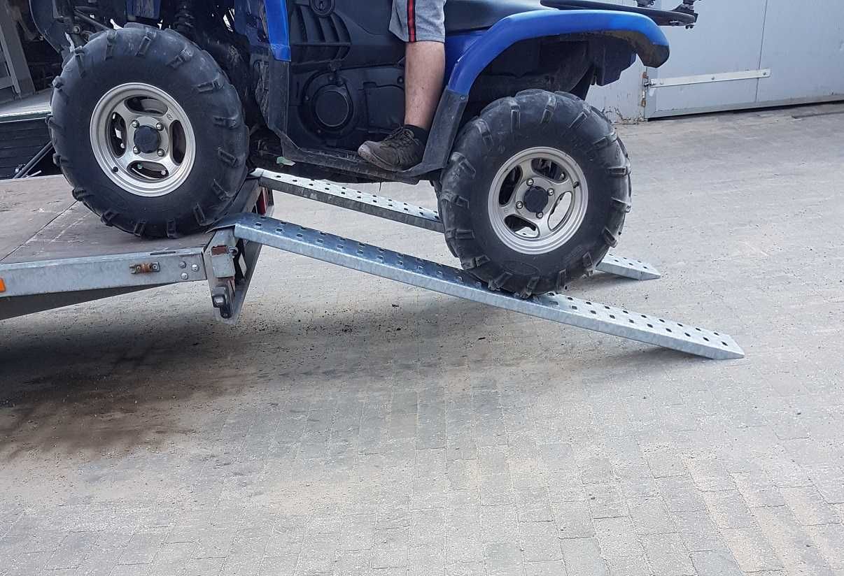 Najazdy-podjazdy Koparka, quad .Super cena 550 zł kpl. Nośność 600 kg.