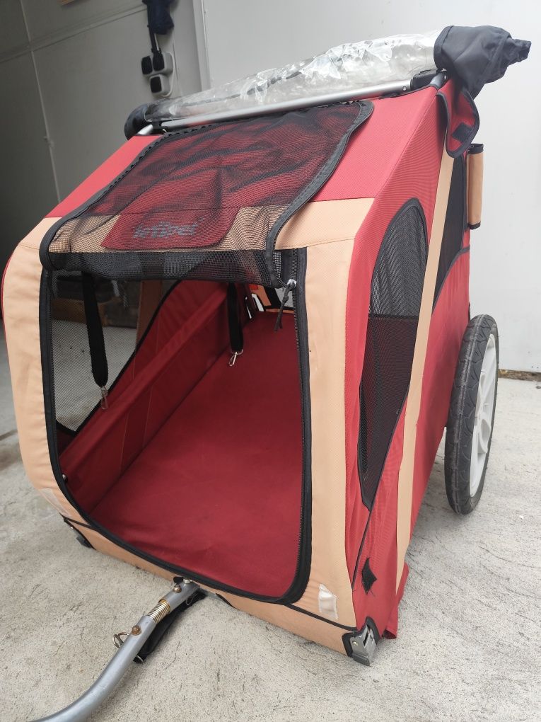 Transporter wózek przyczepka do roweru dla psa do 40 kg
