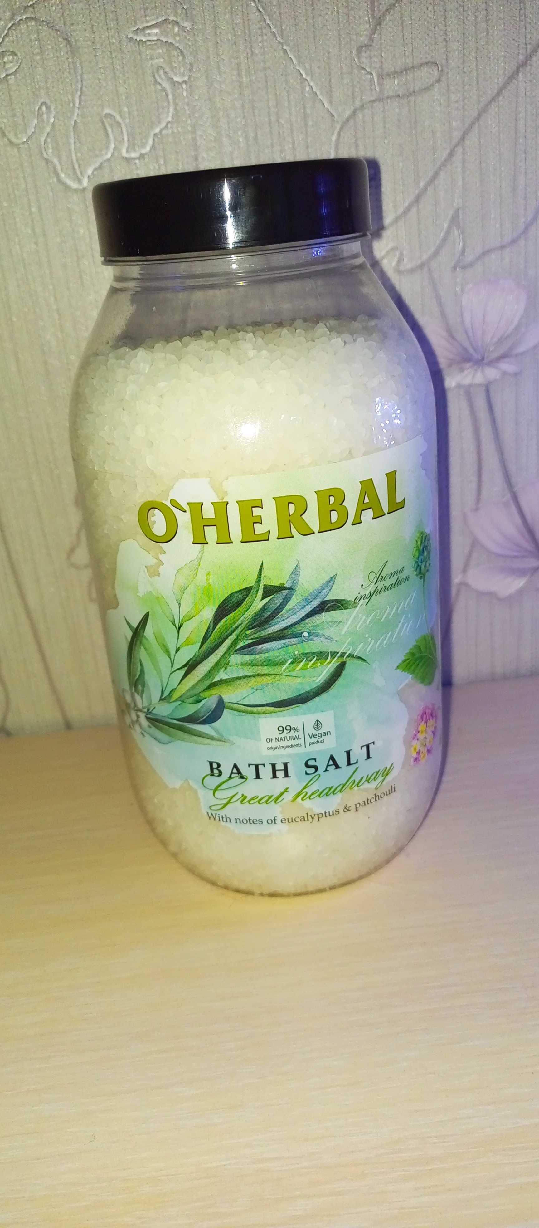 Соль для ванн O'Herbal