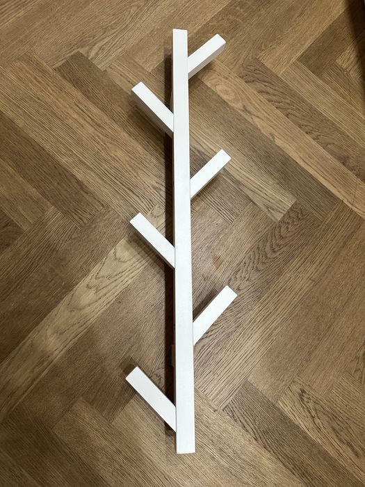 Wieszak ikea tjusig bialy