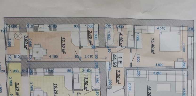 Центр міста, 1-к ДВостороння, велика, ЖК КНЯГИНЕН