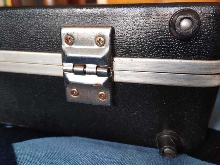 Mala de negócios em plástico vintage