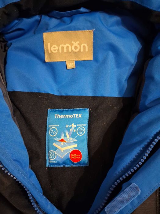 Kurtka narciarska dla chłopca Lemon rozmar 140