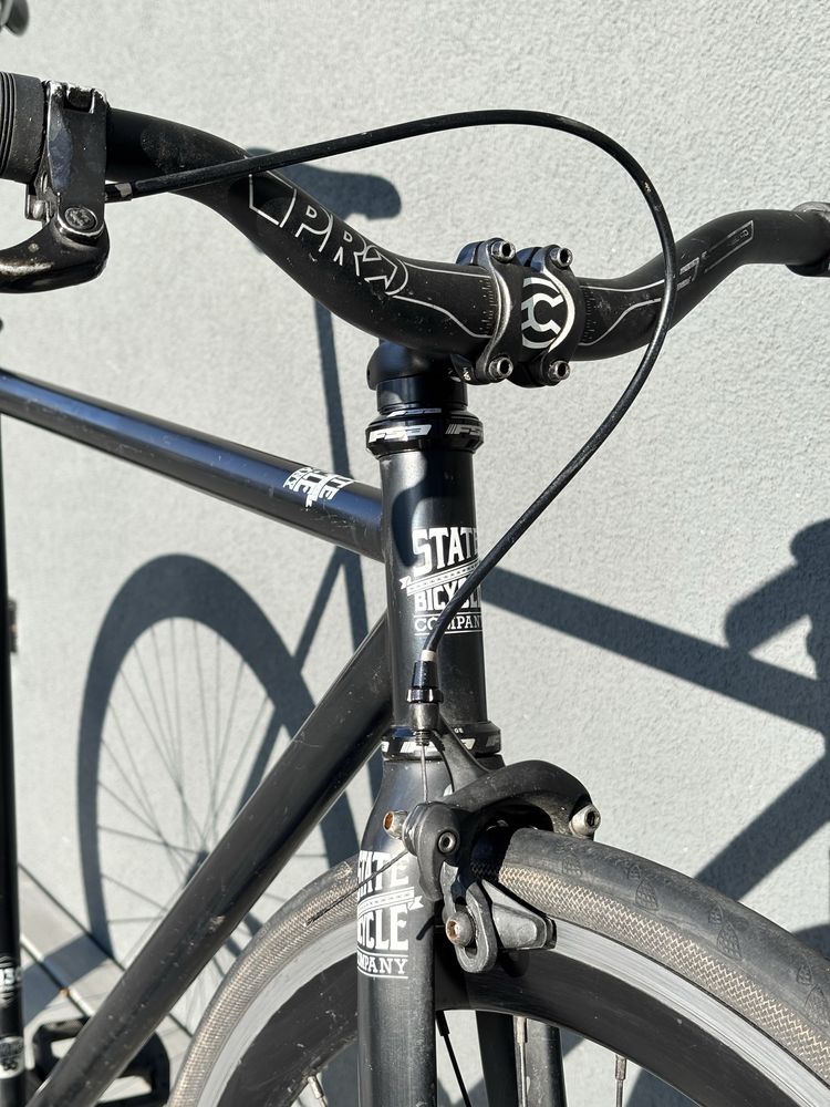 Rower ostre koło fixed gear single speed State Bicycle Cinelli carbon