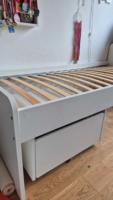 Ikea SLÄKT Rama łóżka z 1 poj na pościel