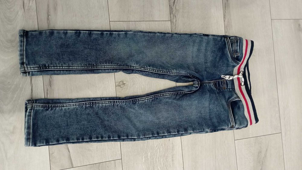 Jeansy chlopięce, firma C&A, w idealnym stanie, rozm. 116, ocieplane