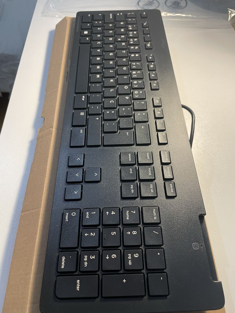 Teclado HP com leitor de cartão