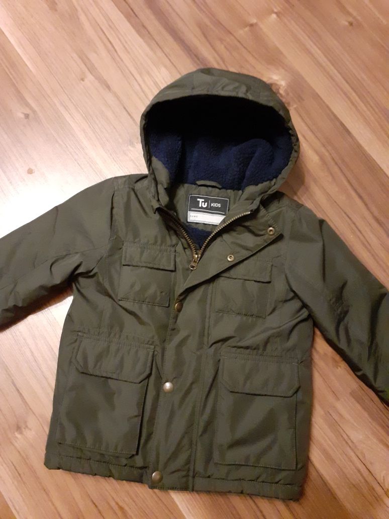 Kurtka parka zielona 98/104