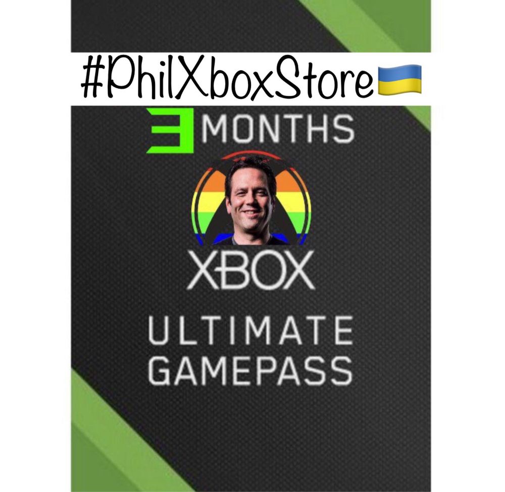 Xbox Game Pass Ultimate 3 місяці #PhilXboxStore Xbox One Series/S/X