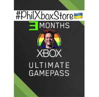 Xbox Game Pass Ultimate 3 місяці #PhilXboxStore Xbox One Series/S/X