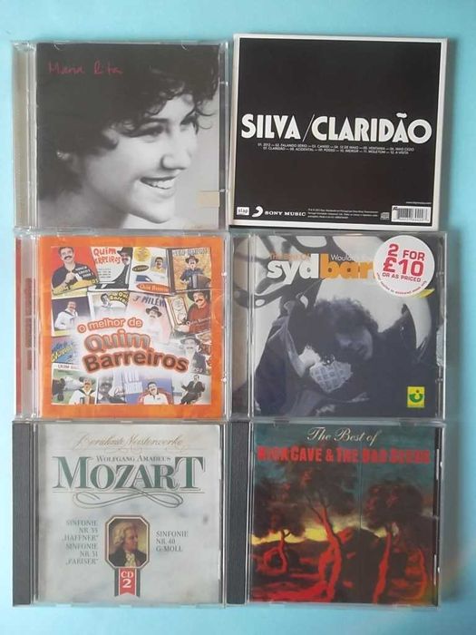 Lotes de CDs em estado NOVO. Veja as fotos, preços a partir de 1EUR.
