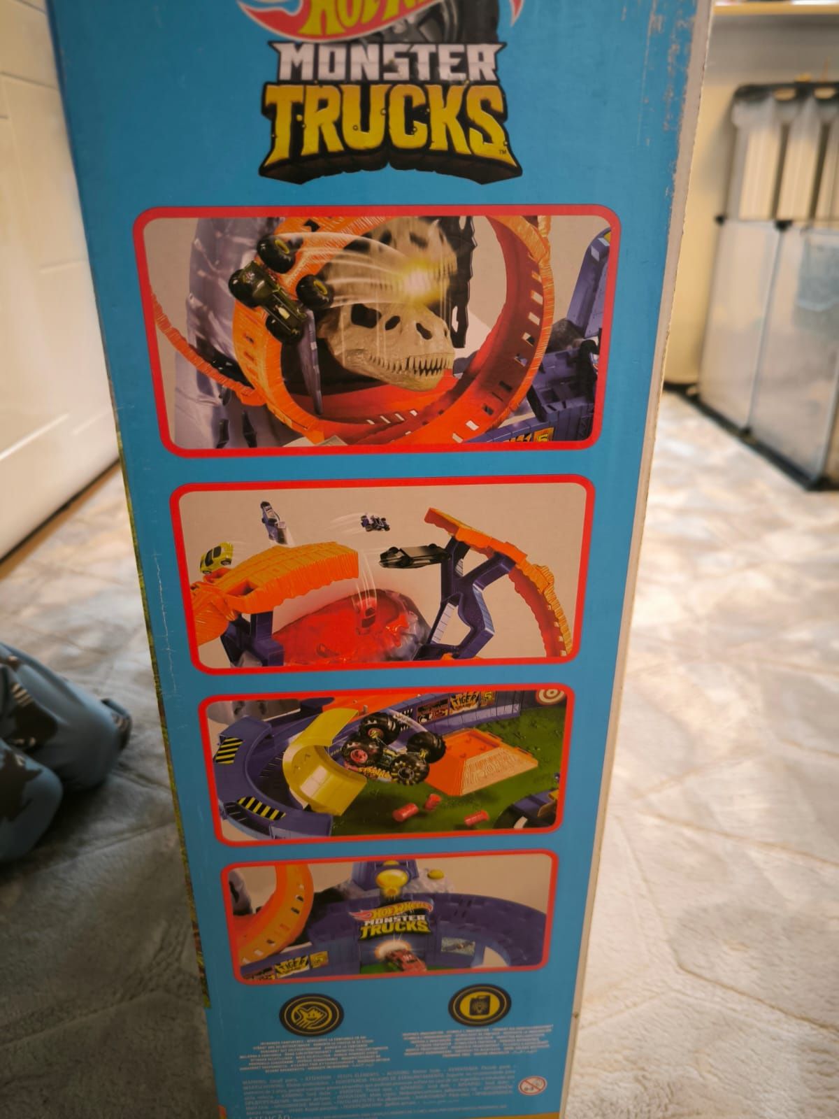 Hotwheels monster truck t-rex volcan - trex wulkano arena, wulkan t-re